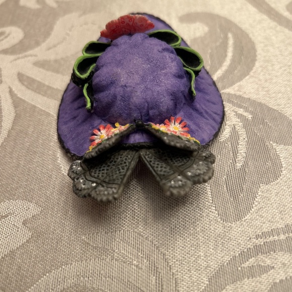 Willow hall age of elegance purple passion hat circa 1881 - Picture 3 of 4